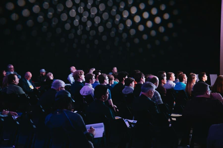 A seminar session in progress